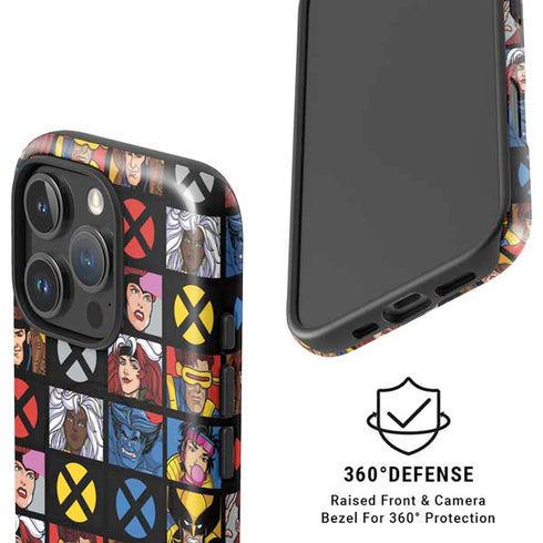 Marvel X-Men Pattern iPhone 16 Pro Magsafe Impact Case